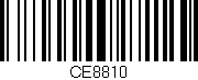 Código de barras (EAN, GTIN, SKU, ISBN): 'CE8810'