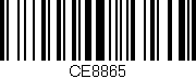 Código de barras (EAN, GTIN, SKU, ISBN): 'CE8865'