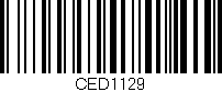 Código de barras (EAN, GTIN, SKU, ISBN): 'CED1129'