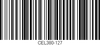 Código de barras (EAN, GTIN, SKU, ISBN): 'CEL380-127'