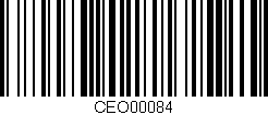 Código de barras (EAN, GTIN, SKU, ISBN): 'CEO00084'