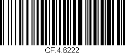 Código de barras (EAN, GTIN, SKU, ISBN): 'CF.4.6222'