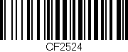 Código de barras (EAN, GTIN, SKU, ISBN): 'CF2524'