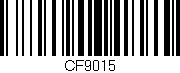 Código de barras (EAN, GTIN, SKU, ISBN): 'CF9015'