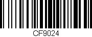Código de barras (EAN, GTIN, SKU, ISBN): 'CF9024'