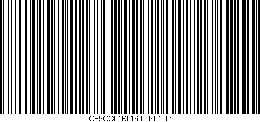 Código de barras (EAN, GTIN, SKU, ISBN): 'CF9OC01BL169/0601_P'