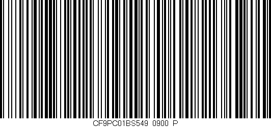 Código de barras (EAN, GTIN, SKU, ISBN): 'CF9PC01BS549/0900_P'