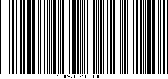 Código de barras (EAN, GTIN, SKU, ISBN): 'CF9PW01TC097/0900_PP'
