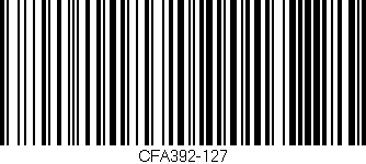 Código de barras (EAN, GTIN, SKU, ISBN): 'CFA392-127'