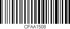 Código de barras (EAN, GTIN, SKU, ISBN): 'CFAA1508'