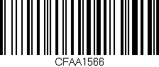 Código de barras (EAN, GTIN, SKU, ISBN): 'CFAA1566'