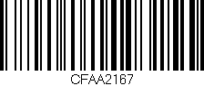 Código de barras (EAN, GTIN, SKU, ISBN): 'CFAA2167'