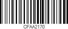 Código de barras (EAN, GTIN, SKU, ISBN): 'CFAA2170'