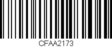 Código de barras (EAN, GTIN, SKU, ISBN): 'CFAA2173'