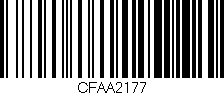 Código de barras (EAN, GTIN, SKU, ISBN): 'CFAA2177'