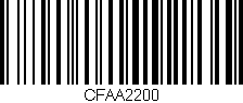 Código de barras (EAN, GTIN, SKU, ISBN): 'CFAA2200'