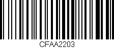 Código de barras (EAN, GTIN, SKU, ISBN): 'CFAA2203'