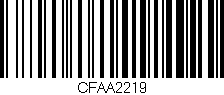 Código de barras (EAN, GTIN, SKU, ISBN): 'CFAA2219'