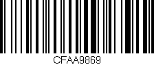 Código de barras (EAN, GTIN, SKU, ISBN): 'CFAA9869'