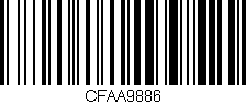 Código de barras (EAN, GTIN, SKU, ISBN): 'CFAA9886'