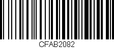 Código de barras (EAN, GTIN, SKU, ISBN): 'CFAB2082'