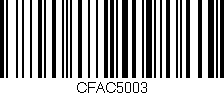 Código de barras (EAN, GTIN, SKU, ISBN): 'CFAC5003'