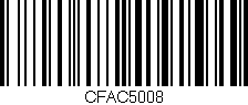 Código de barras (EAN, GTIN, SKU, ISBN): 'CFAC5008'