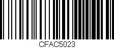 Código de barras (EAN, GTIN, SKU, ISBN): 'CFAC5023'