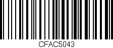 Código de barras (EAN, GTIN, SKU, ISBN): 'CFAC5043'