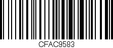 Código de barras (EAN, GTIN, SKU, ISBN): 'CFAC9583'