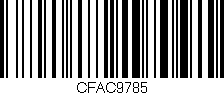 Código de barras (EAN, GTIN, SKU, ISBN): 'CFAC9785'