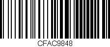 Código de barras (EAN, GTIN, SKU, ISBN): 'CFAC9848'