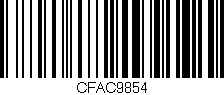 Código de barras (EAN, GTIN, SKU, ISBN): 'CFAC9854'