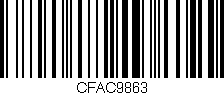 Código de barras (EAN, GTIN, SKU, ISBN): 'CFAC9863'