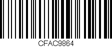 Código de barras (EAN, GTIN, SKU, ISBN): 'CFAC9864'
