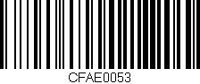 Código de barras (EAN, GTIN, SKU, ISBN): 'CFAE0053'