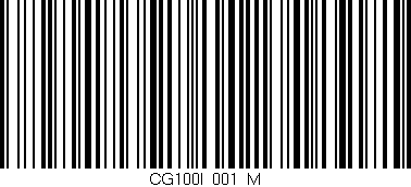 Código de barras (EAN, GTIN, SKU, ISBN): 'CG100I_001_M'