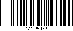 Código de barras (EAN, GTIN, SKU, ISBN): 'CG82507B'