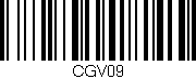 Código de barras (EAN, GTIN, SKU, ISBN): 'CGV09'