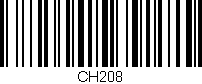 Código de barras (EAN, GTIN, SKU, ISBN): 'CH208'
