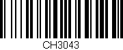 Código de barras (EAN, GTIN, SKU, ISBN): 'CH3043'