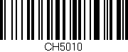 Código de barras (EAN, GTIN, SKU, ISBN): 'CH5010'