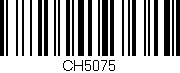 Código de barras (EAN, GTIN, SKU, ISBN): 'CH5075'