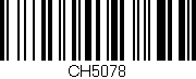 Código de barras (EAN, GTIN, SKU, ISBN): 'CH5078'
