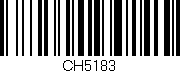 Código de barras (EAN, GTIN, SKU, ISBN): 'CH5183'