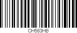 Código de barras (EAN, GTIN, SKU, ISBN): 'CH563HB'