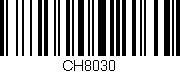 Código de barras (EAN, GTIN, SKU, ISBN): 'CH8030'