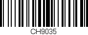Código de barras (EAN, GTIN, SKU, ISBN): 'CH9035'