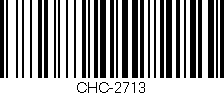 Código de barras (EAN, GTIN, SKU, ISBN): 'CHC-2713'