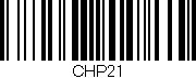 Código de barras (EAN, GTIN, SKU, ISBN): 'CHP21'
